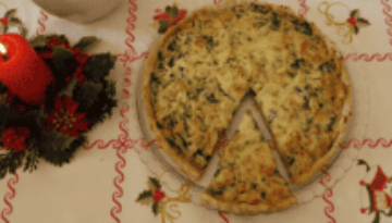 quiche de cogumelos e legumes